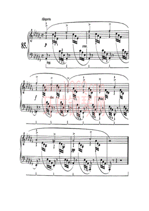 车尔尼821钢琴八小节练习曲160首 钢琴谱_84.docx