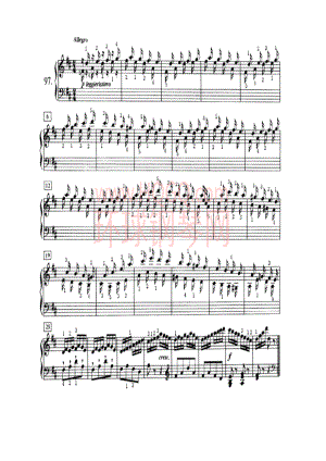 车尔尼八度内进阶练习曲100首 钢琴谱_96.docx