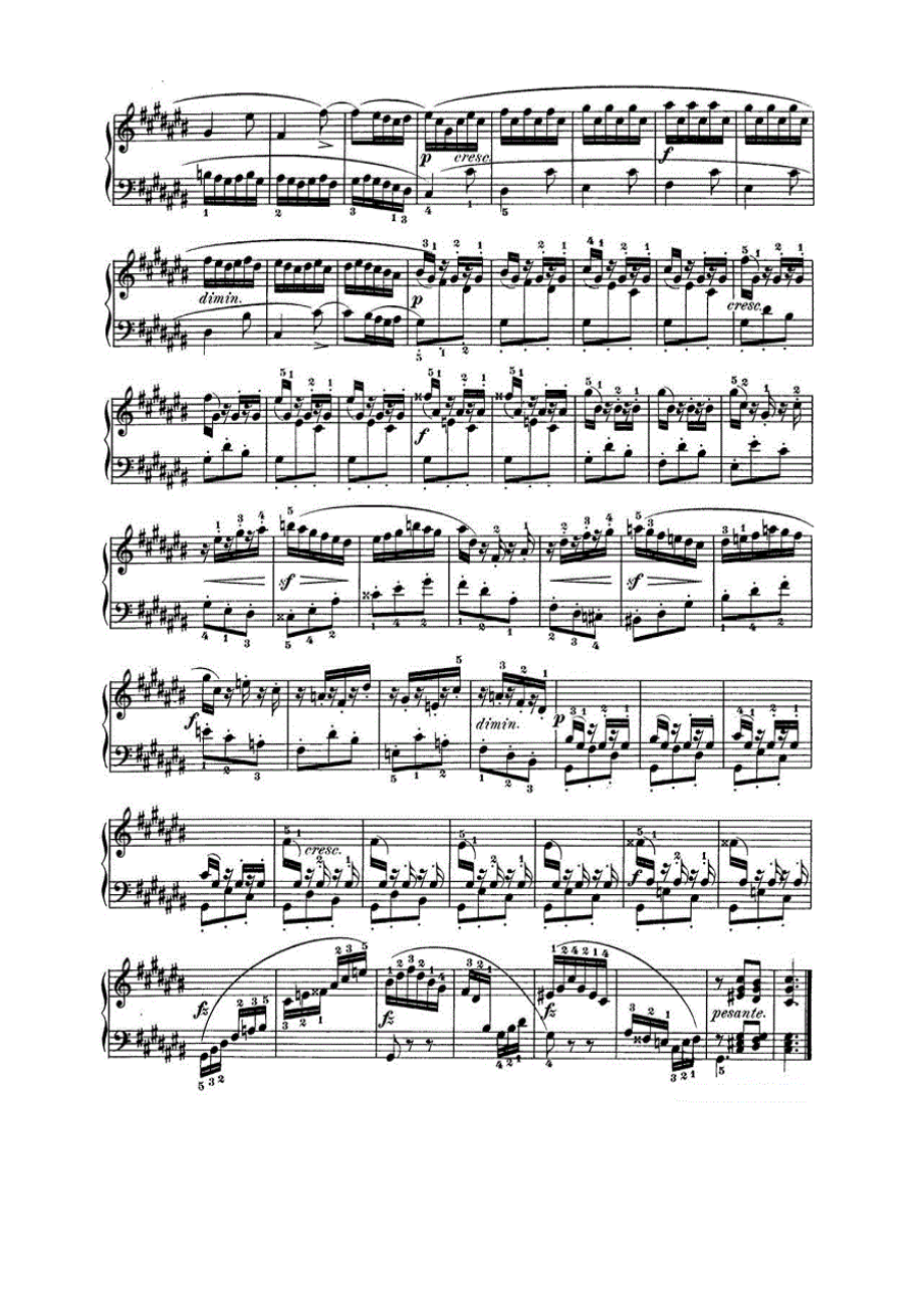 巴赫《平均律钢琴曲集·第一卷》之前奏曲（NO.3） 钢琴谱.docx_第2页
