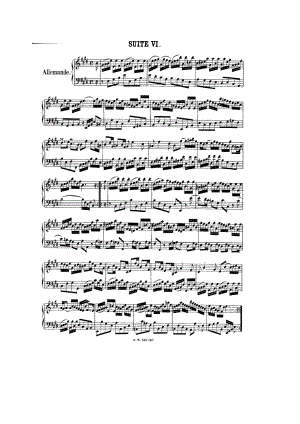 法国组曲 French Suites BWV 812 钢琴谱_1.docx