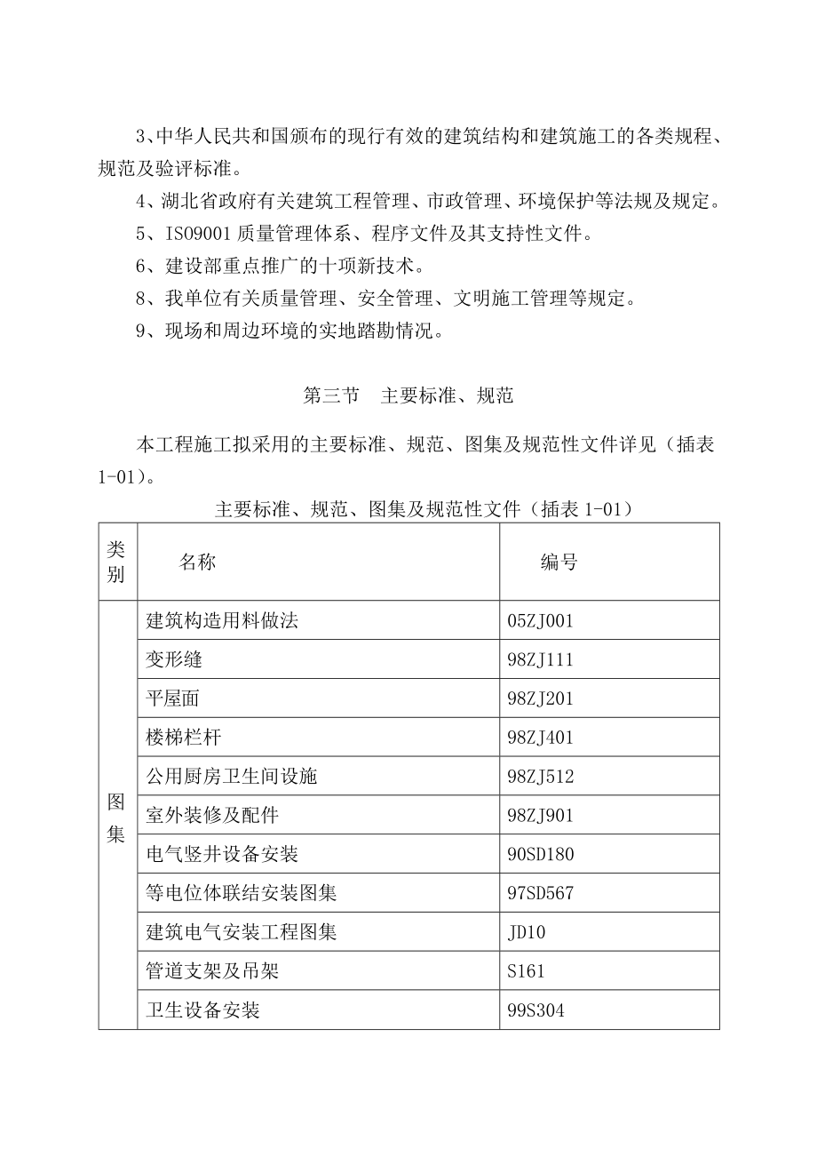 湖北省体育局训练竞赛基地7号公寓楼工程施工组织设计.doc_第2页