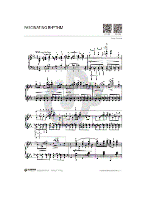 fascinating rhythm——格什温（gershwin） 钢琴谱.docx