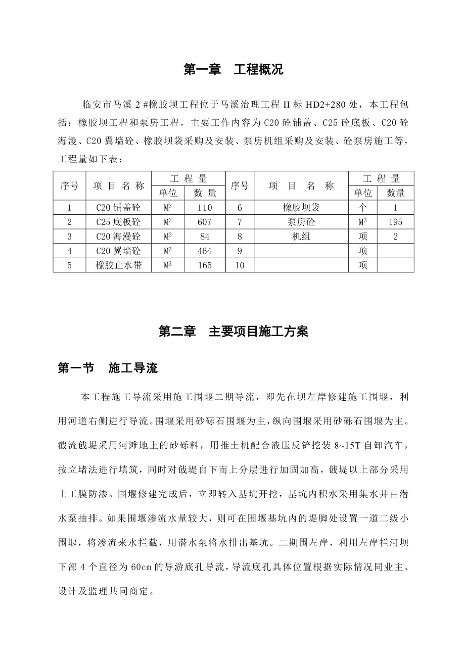 橡胶坝施工组织设计.doc_第2页