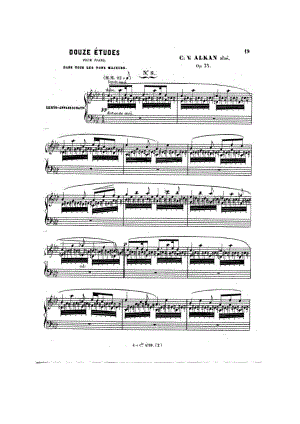 首大调练习曲 12 Etudes in All Major Keys Op.35 钢琴谱_7.docx