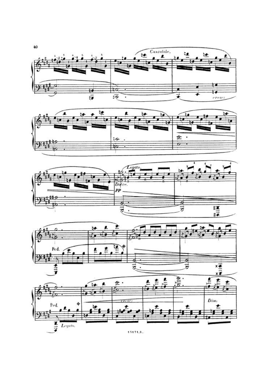 首小调练习曲 12 Etudes in All Minor Keys Op.39 钢琴谱_11.docx_第1页