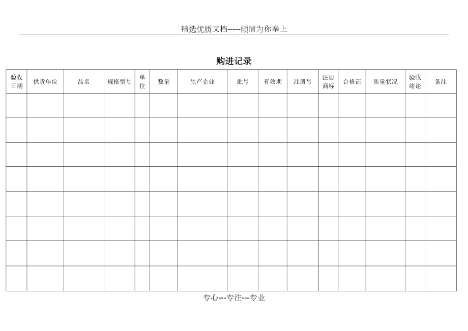 质量管理记录.doc_第1页