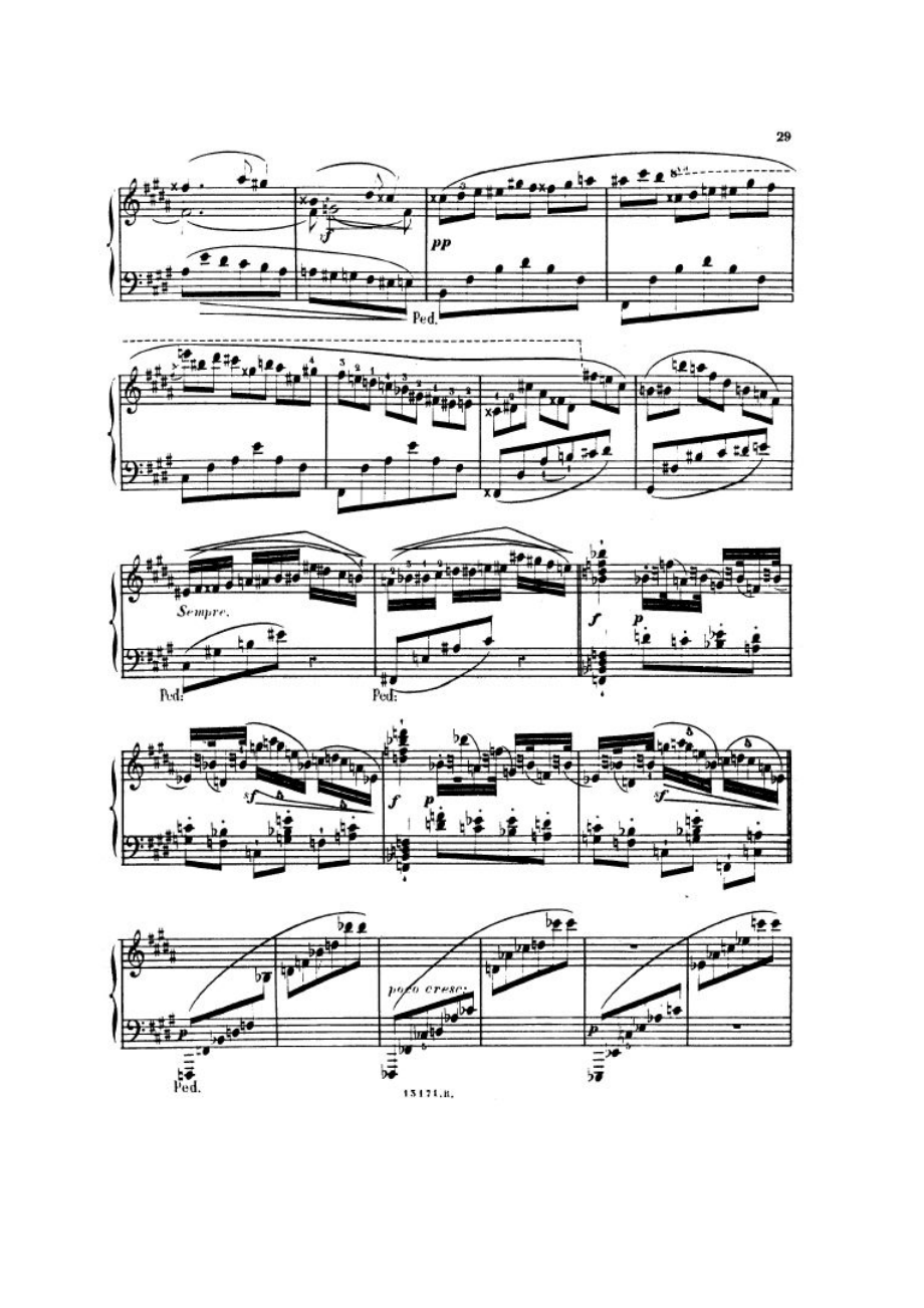 首小调练习曲 12 Etudes in All Minor Keys Op.39 钢琴谱_15.docx_第3页