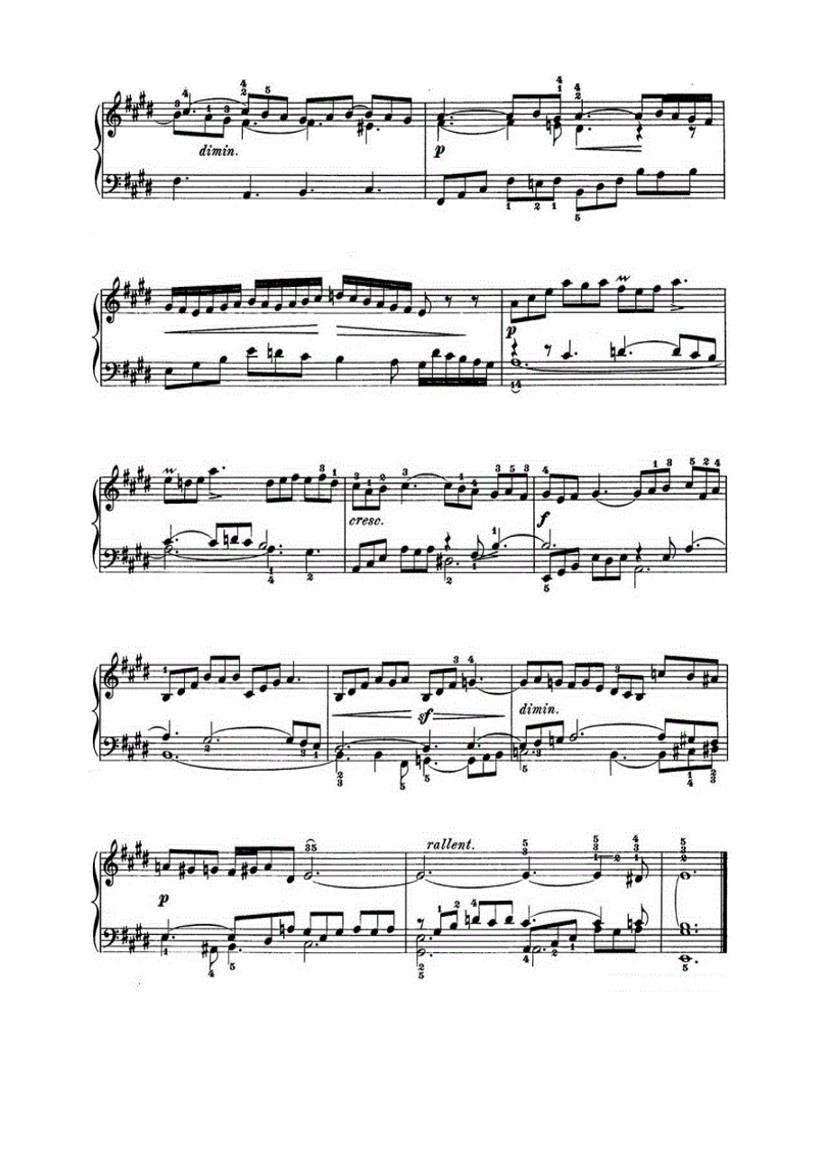 巴赫《平均律钢琴曲集·第一卷》之前奏曲（NO.9） 钢琴谱.docx_第2页
