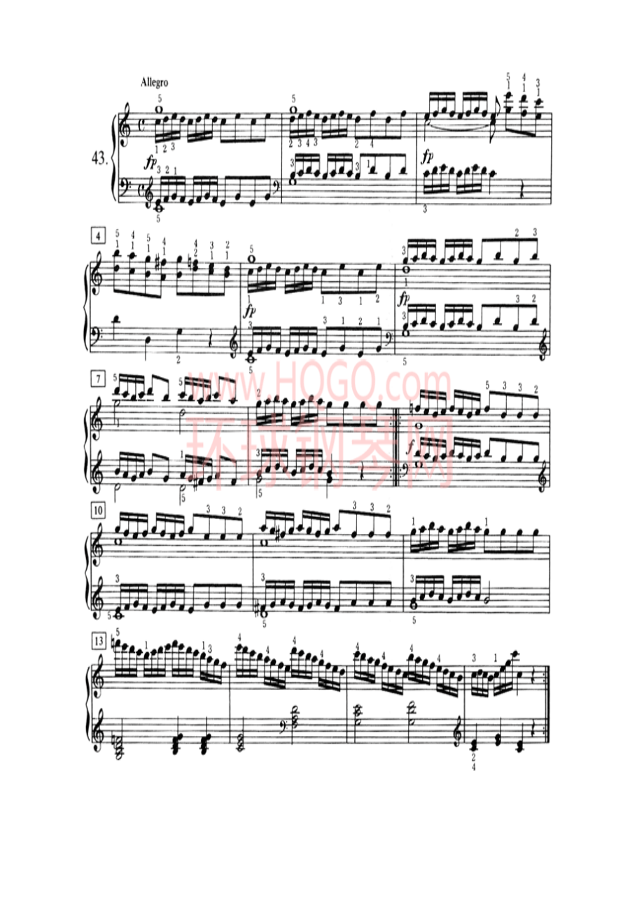 车尔尼八度内进阶练习曲100首 钢琴谱_42.docx_第1页