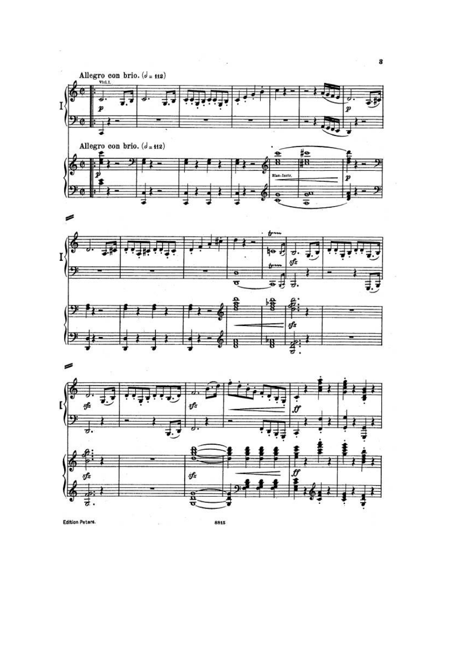 C大调第一交响曲 Symphony No.1 in C Major Op.21 钢琴谱.docx_第2页