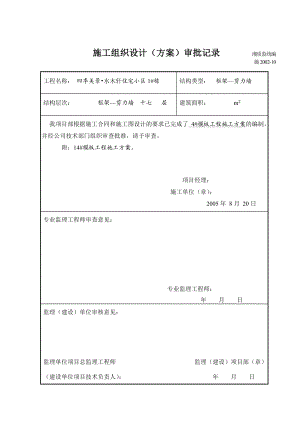 四季美景水木轩1#模板工程施工方案.doc