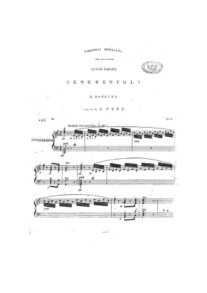 灰姑娘主题变奏曲 Variations Brilliantes on Rossini's Cenerentola Op.60 钢琴谱.docx