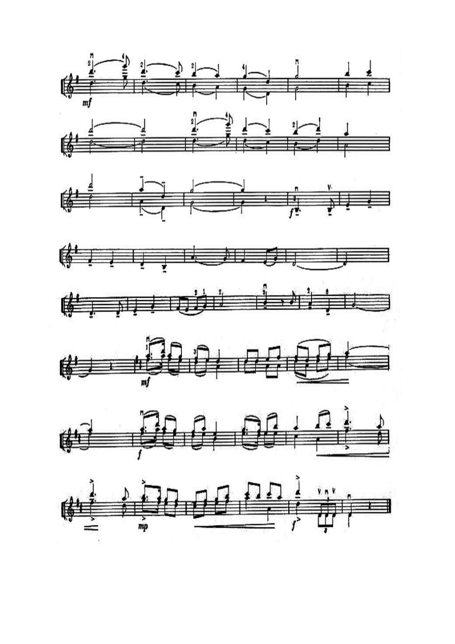 我爱北京天安门 提琴谱.docx_第2页