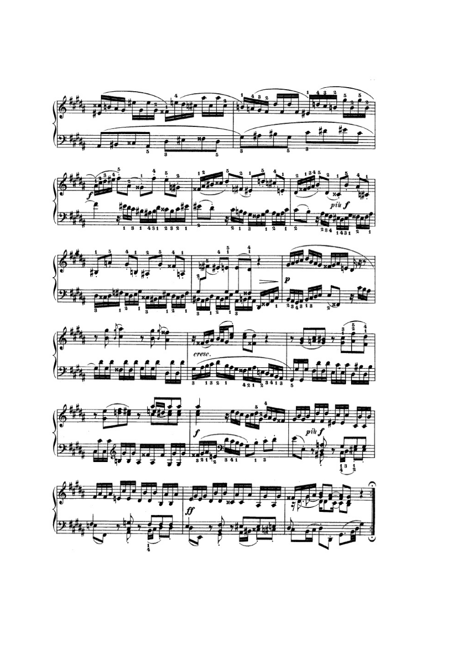 The Well Tempered Clavier II平均律钢琴曲集 第二部 版本1 钢琴谱_6.docx_第3页