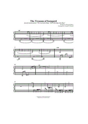 Lord of the Rings（指环王）《魔戒三部曲》原声音乐钢琴谱 钢琴谱_1.docx