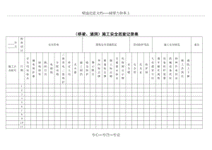 施工安全巡查记录表.doc