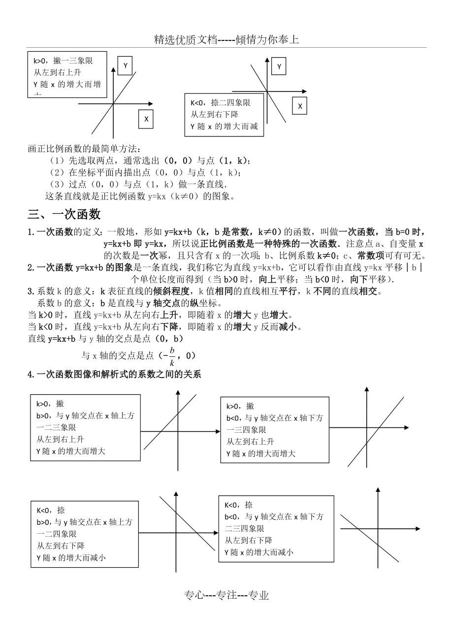 八年级数学一次函数知识点总结.doc_第2页