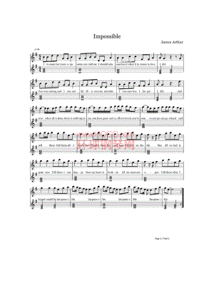 Impossible 钢琴谱.docx