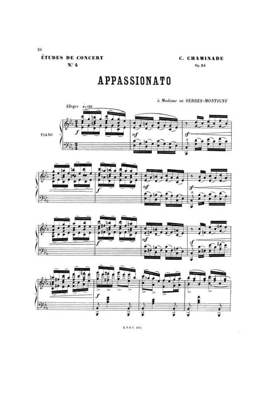 音乐会练习曲 Etudes de concert Op.35 钢琴谱.docx_第1页