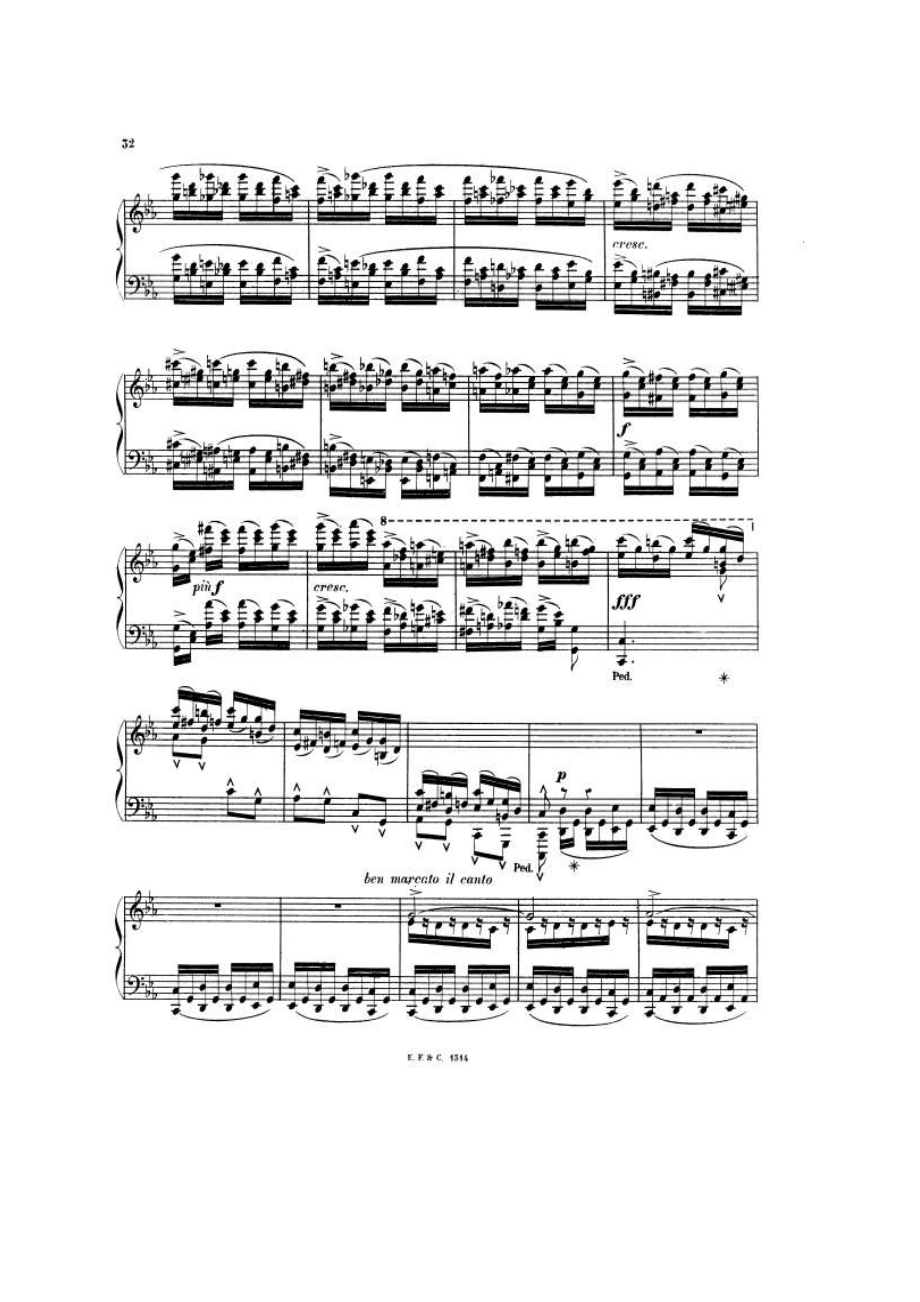 音乐会练习曲 Etudes de concert Op.35 钢琴谱.docx_第3页