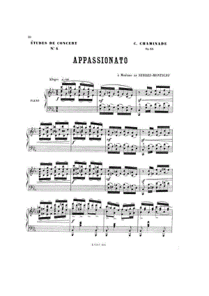 音乐会练习曲 Etudes de concert Op.35 钢琴谱.docx