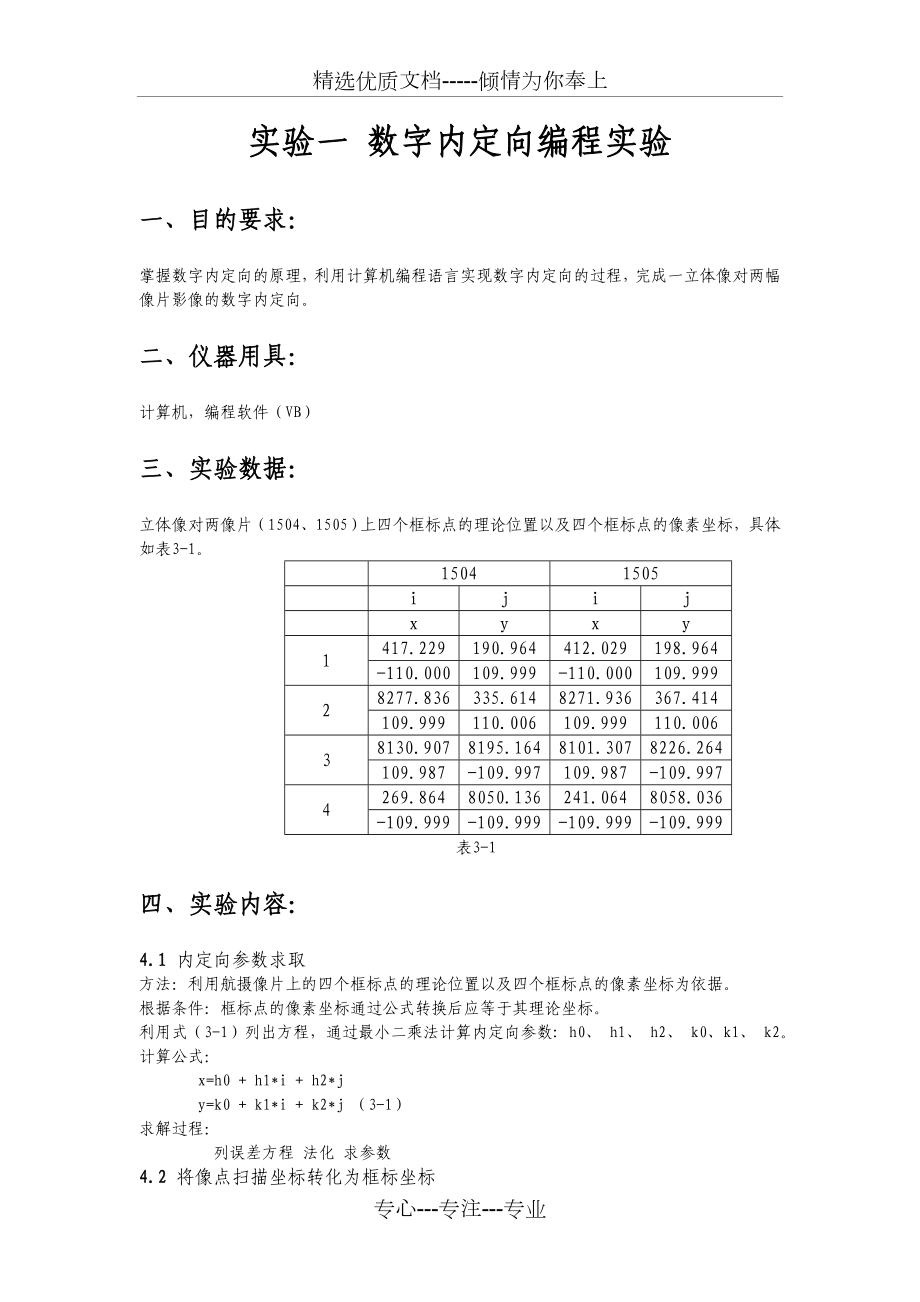 摄影测量实验报告.doc_第2页