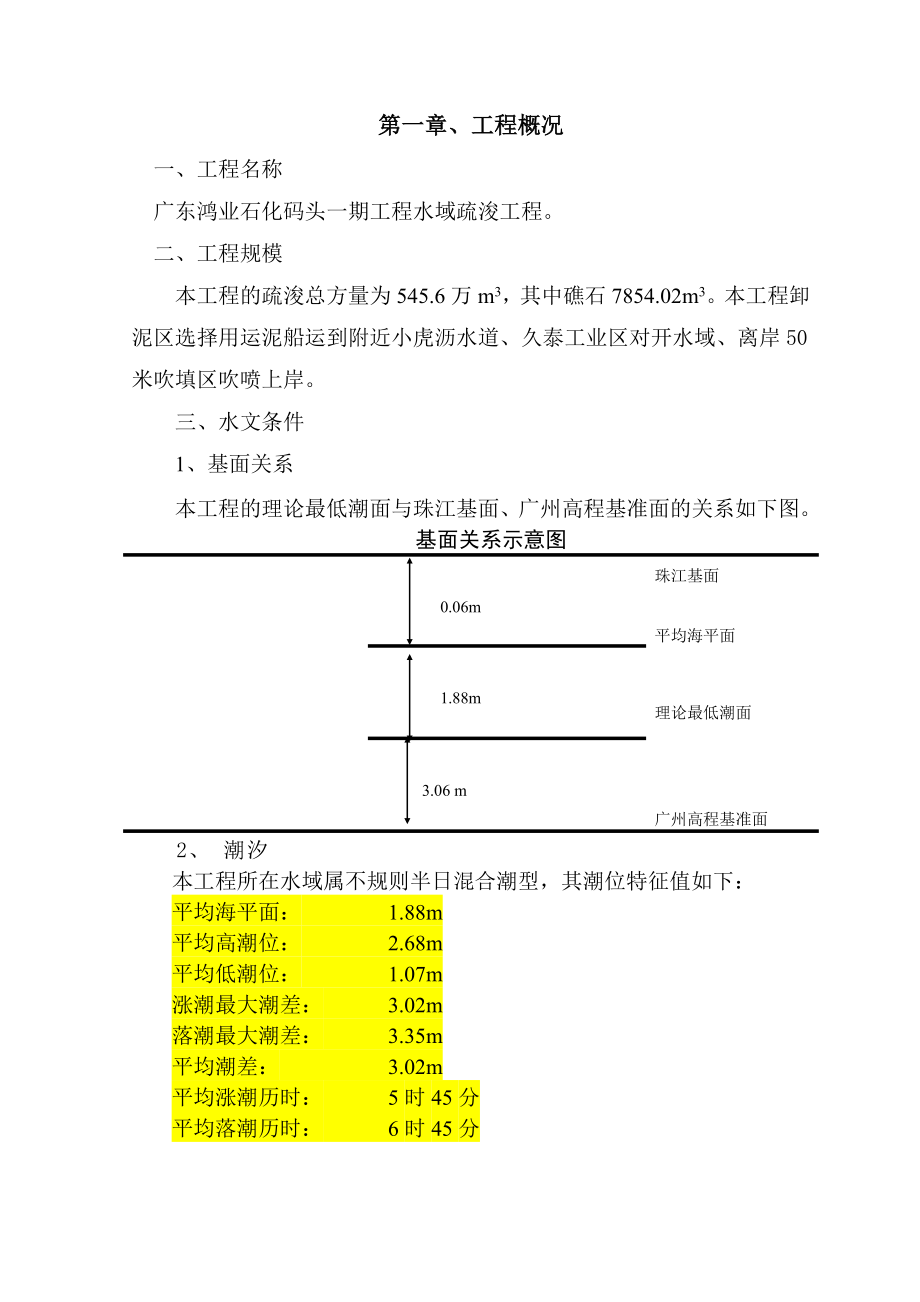 码头一期工程水域疏浚工程施工方案.doc_第2页