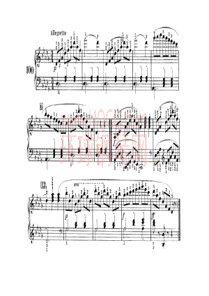 车尔尼钢琴初级教程 钢琴谱_99.docx