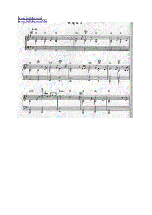 原版坂本龙一7首精选钢琴谱钢琴谱1.docx