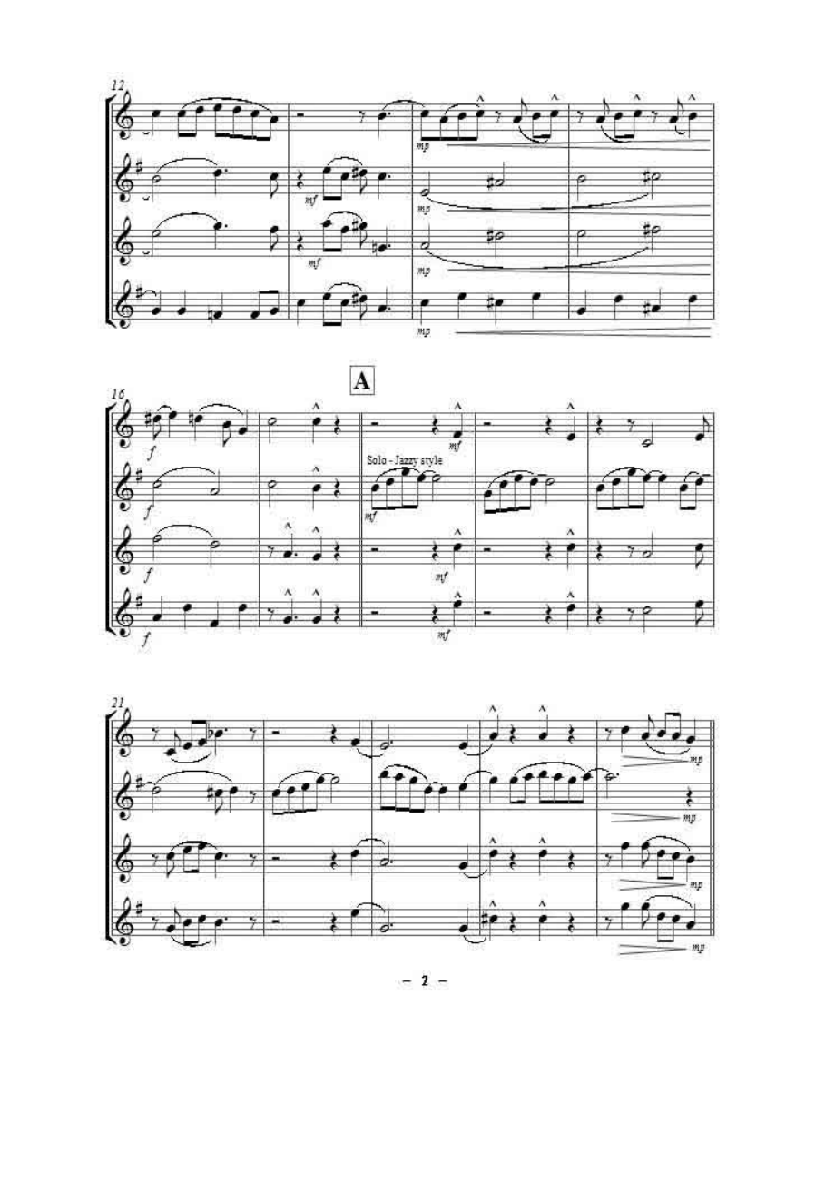 Yellow Jazz 萨克斯谱.docx_第2页