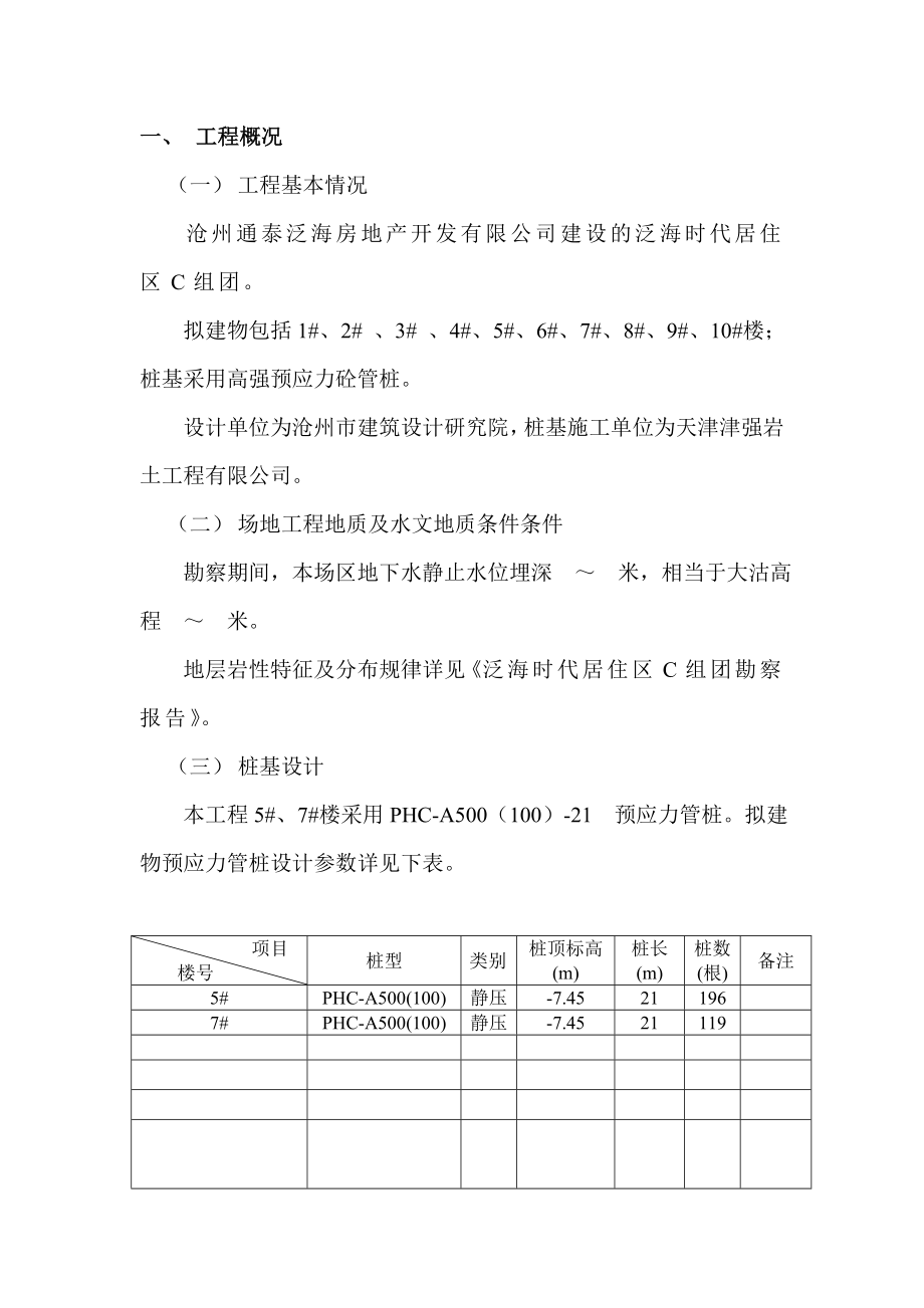 泛海预制桩施工组织设计.doc_第1页