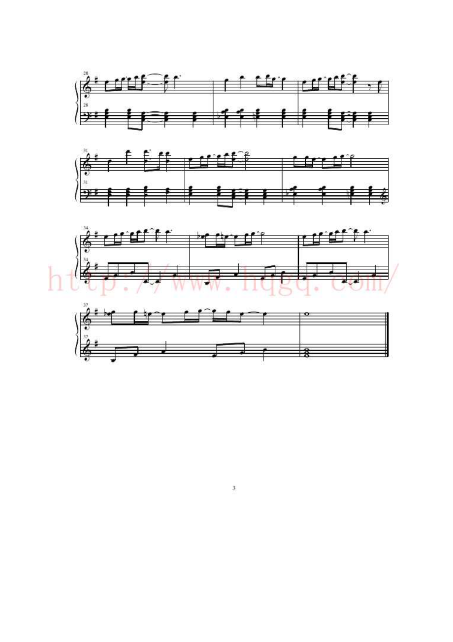 Inuyasha (犬夜叉) 钢琴谱_13.docx_第3页
