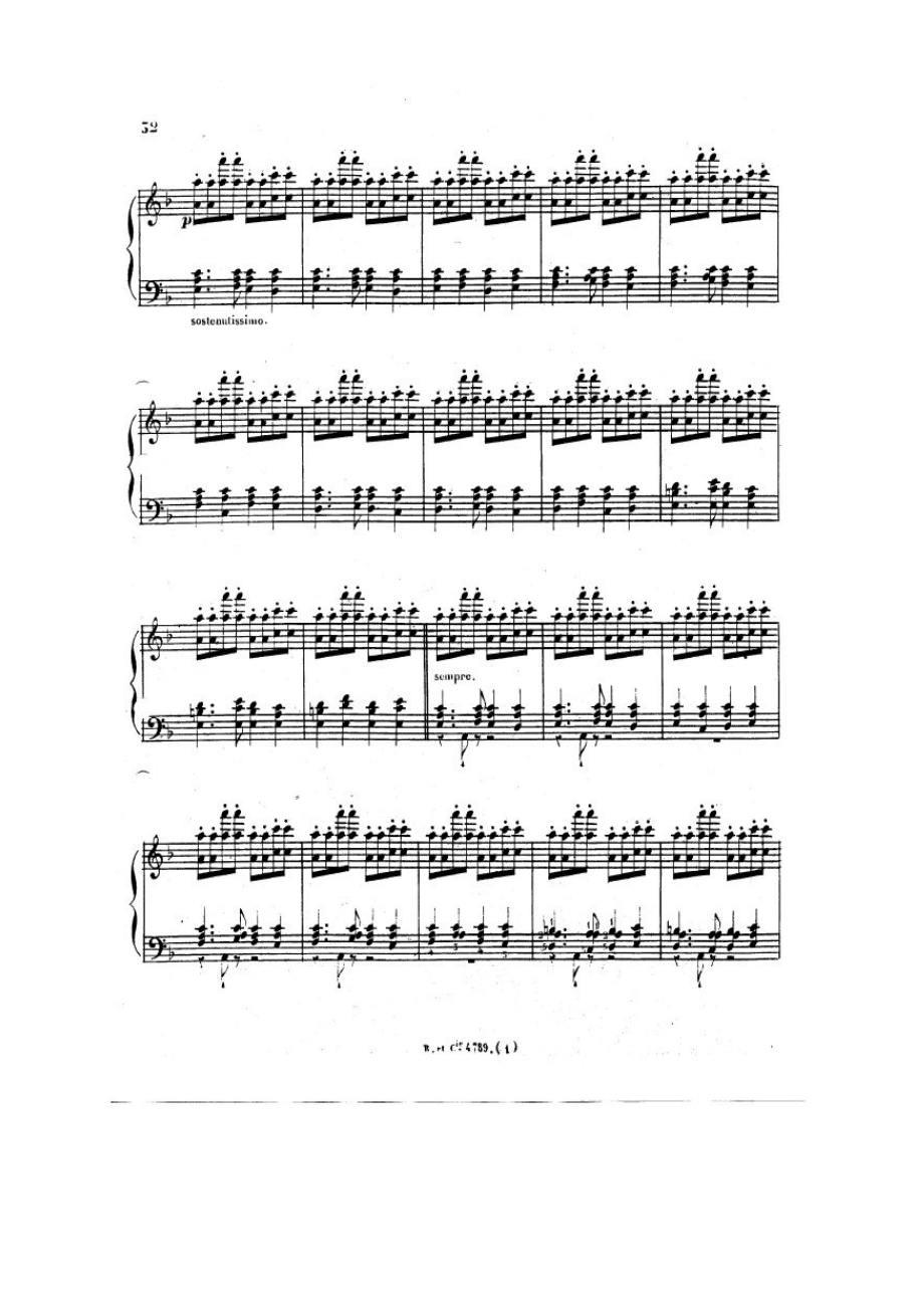 首大调练习曲 12 Etudes in All Major Keys Op.35 钢琴谱_2.docx_第3页