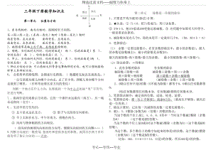 最全人教版三年级下册数学知识点总结.doc