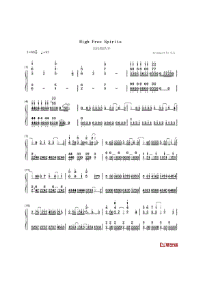 High Free Spirits钢琴简谱 钢琴谱.docx