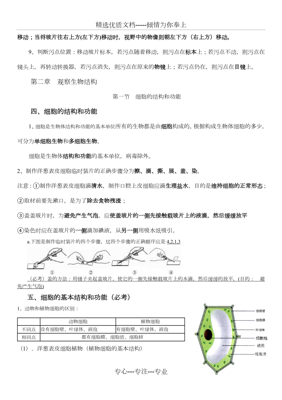 济南版七年级上册生物知识点.doc_第3页