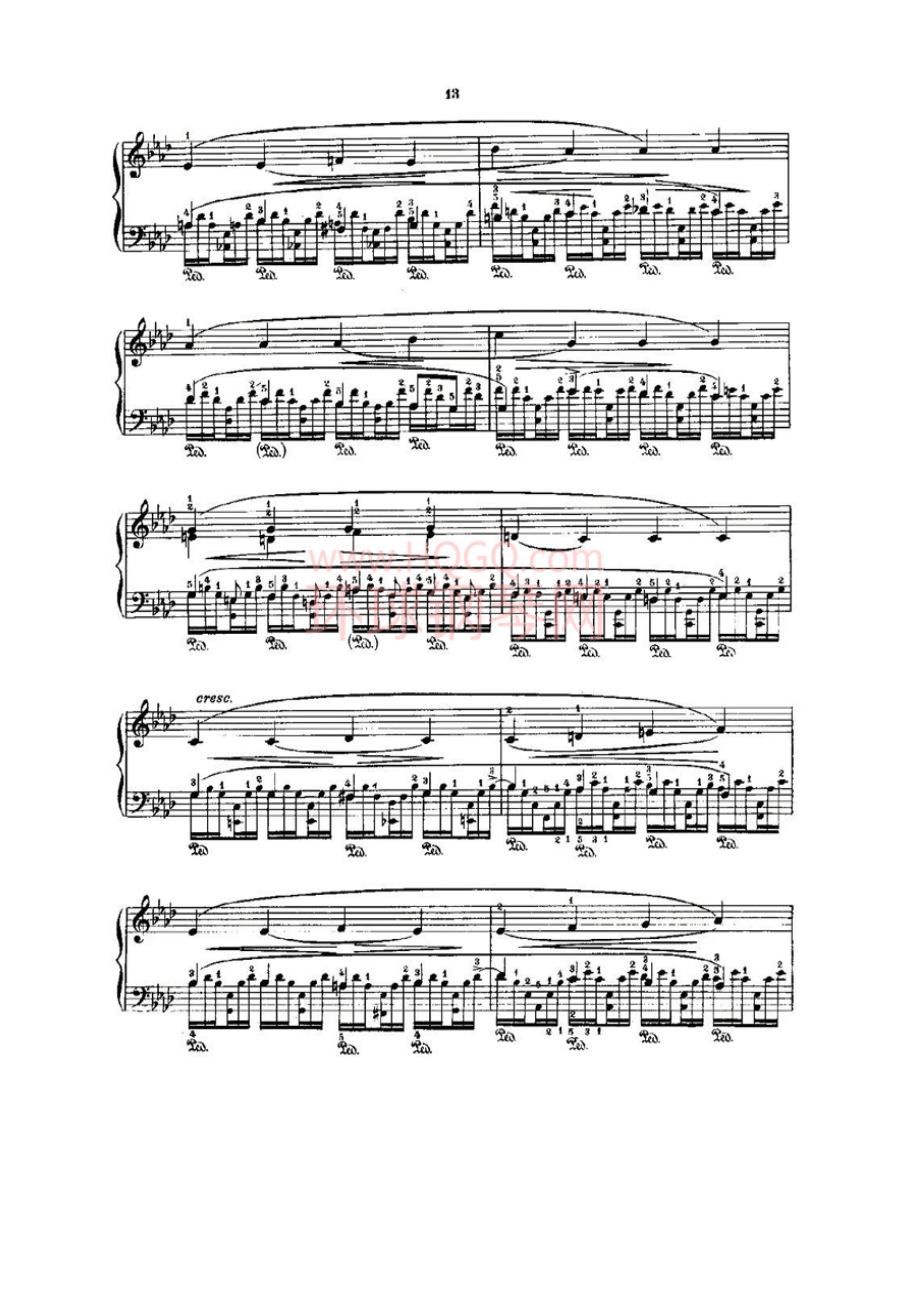 肖邦《练习曲》Fr.Chopin Op.25 No1 钢琴谱_2.docx_第2页