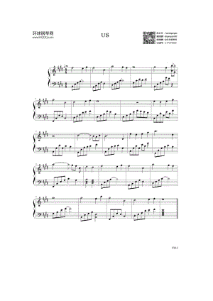 US（七月与安生插曲） 钢琴谱.docx