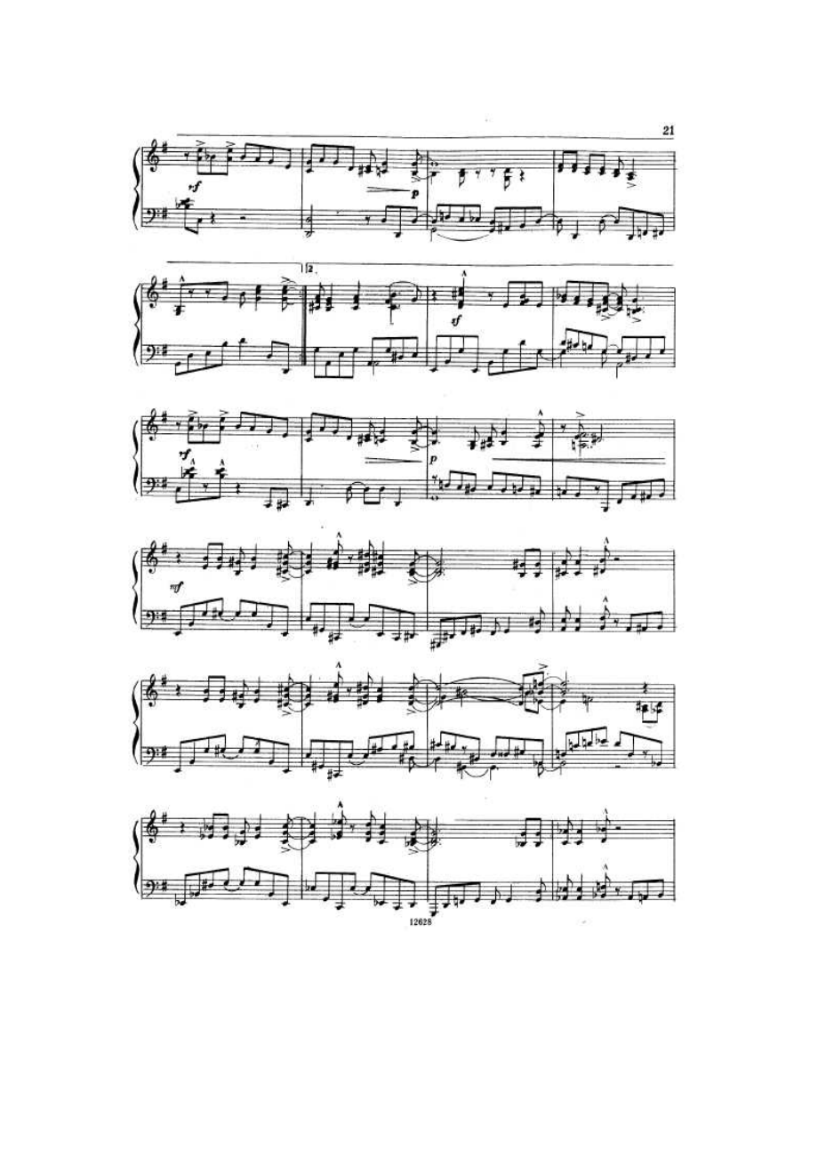 G大调小托卡塔 Toccatina in G Major Op.36 钢琴谱.docx_第2页