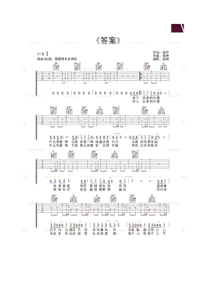 郭采洁 果木音乐编配简单版果木音乐编配制作弹唱是可降半音调弦 吉他谱.docx