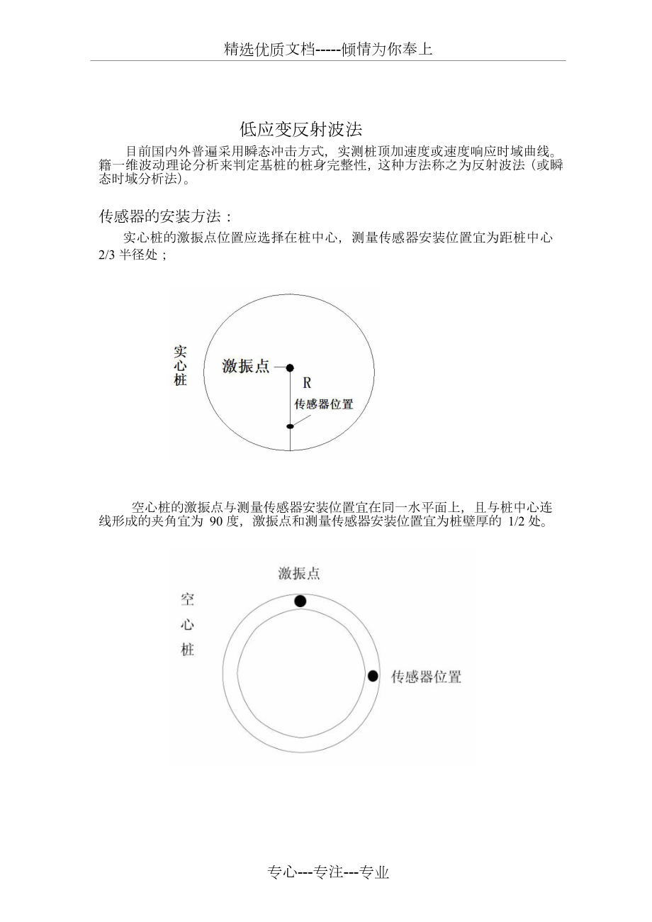 低应变法检测桩身完整性.doc_第1页