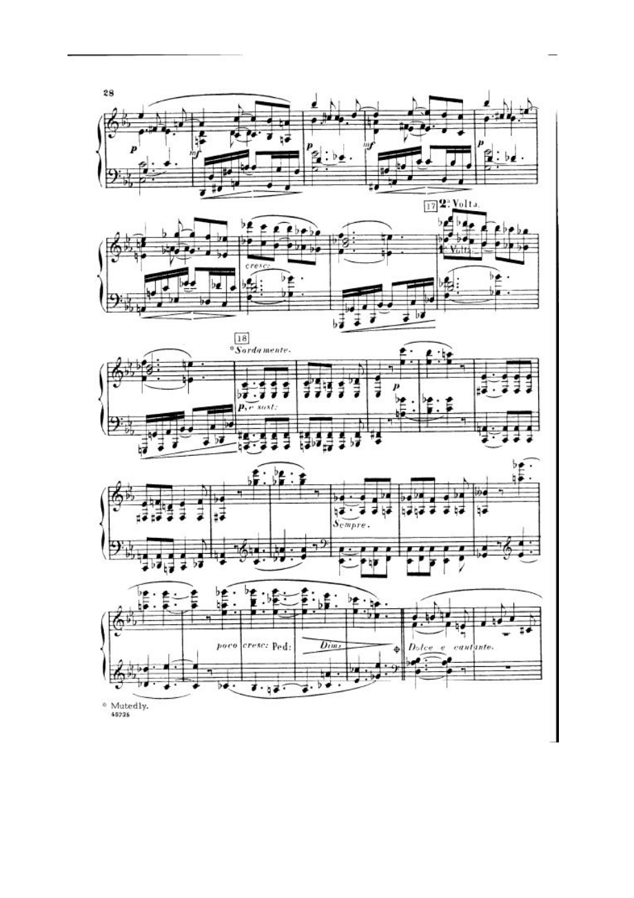 首小调练习曲 12 Etudes in All Minor Keys Op.39 钢琴谱_3.docx_第2页
