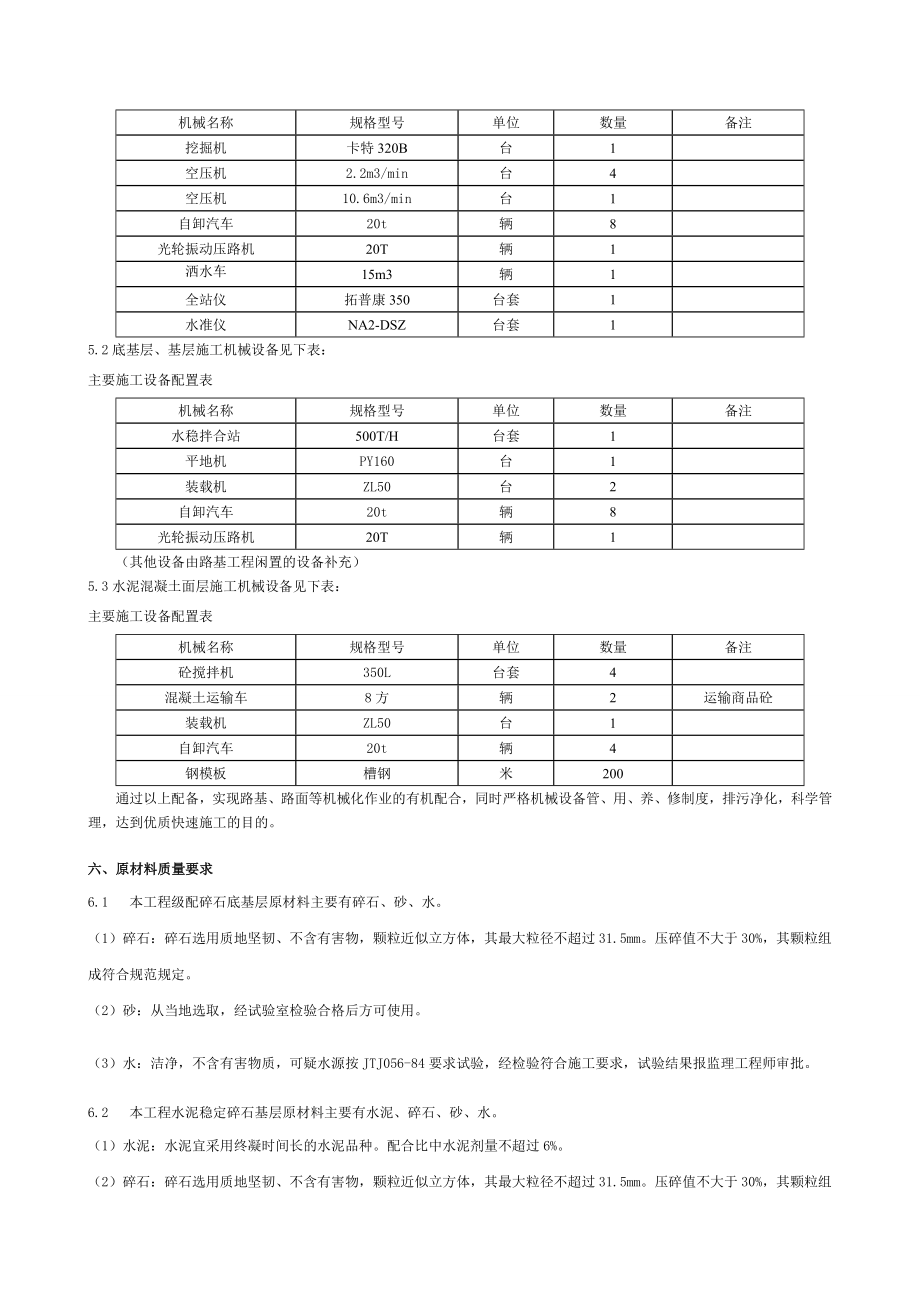 混凝土路面试验段施工组织设计.doc_第2页