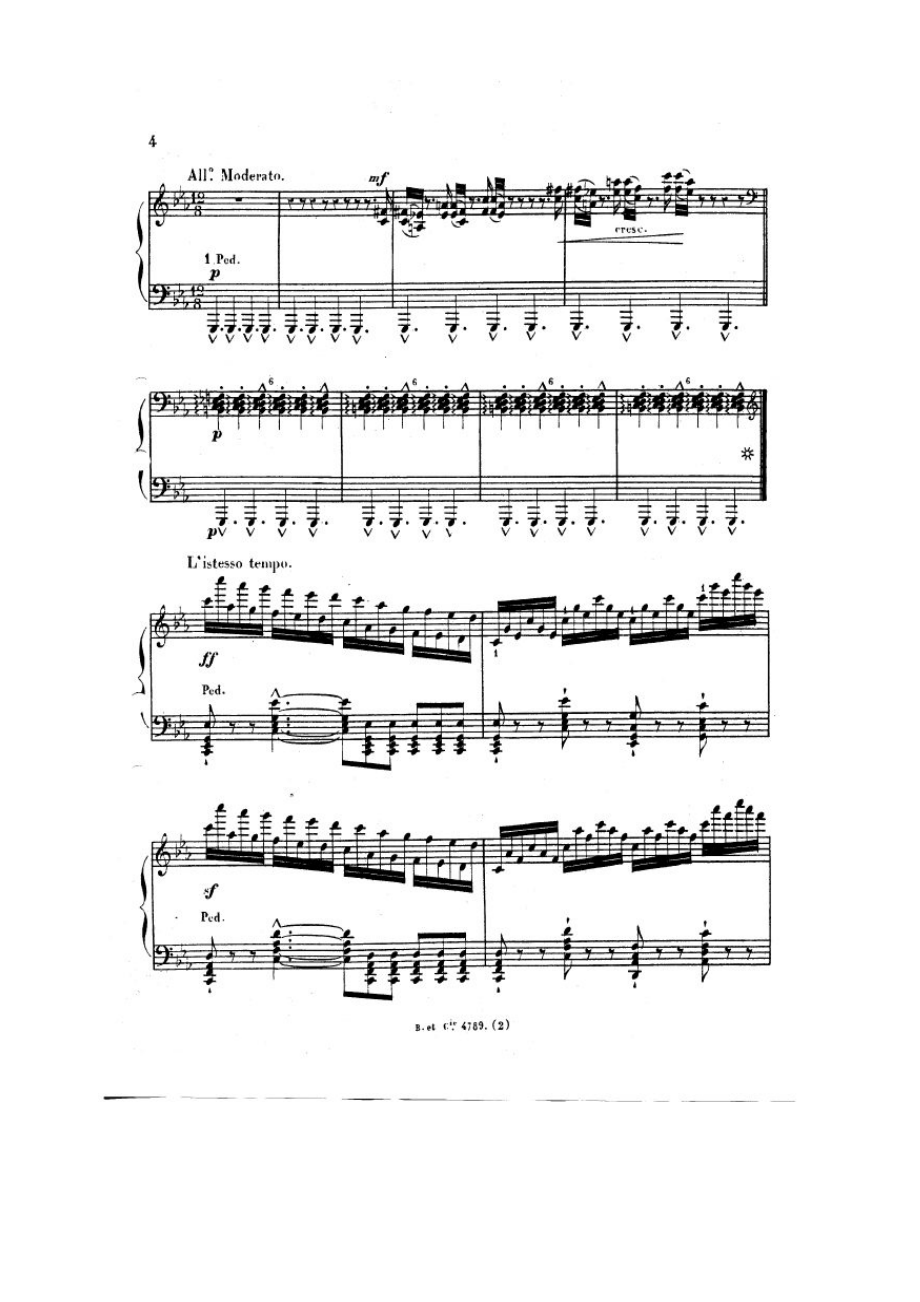 首大调练习曲 12 Etudes in All Major Keys Op.35 钢琴谱_10.docx_第3页