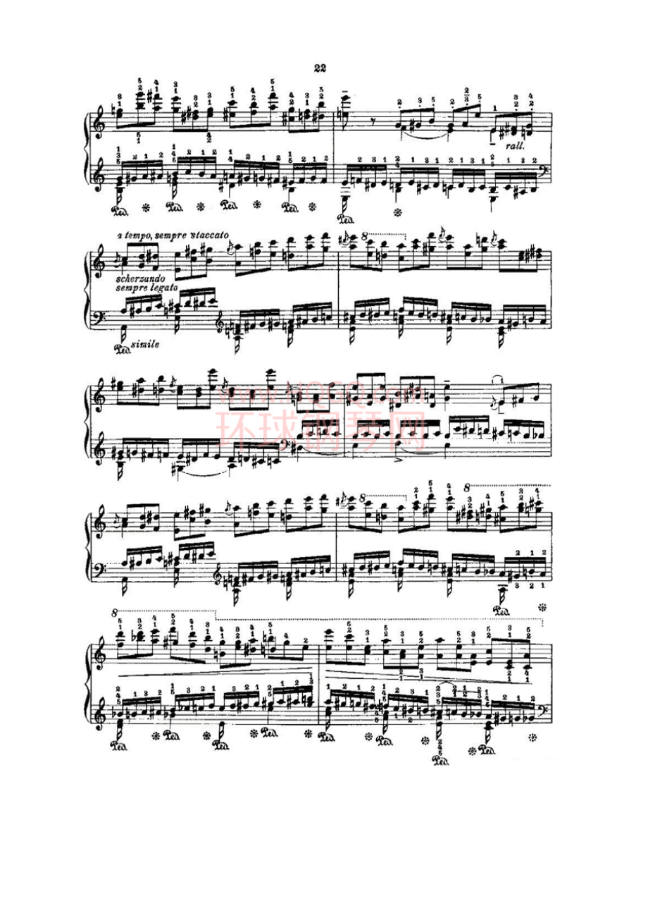 肖邦《练习曲》Fr.Chopin Op.10 No2 钢琴谱.docx_第2页