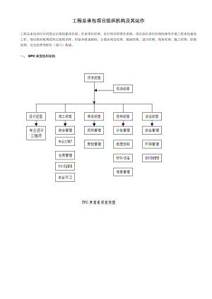 工程总承包EPC项目组织机构及其运作.doc