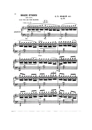 首大调练习曲 12 Etudes in All Major Keys Op.35 钢琴谱_8.docx