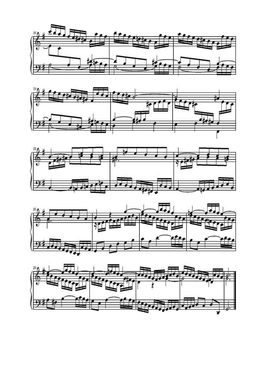 首巴赫三部创意曲集（NO.10） 钢琴谱.docx_第2页
