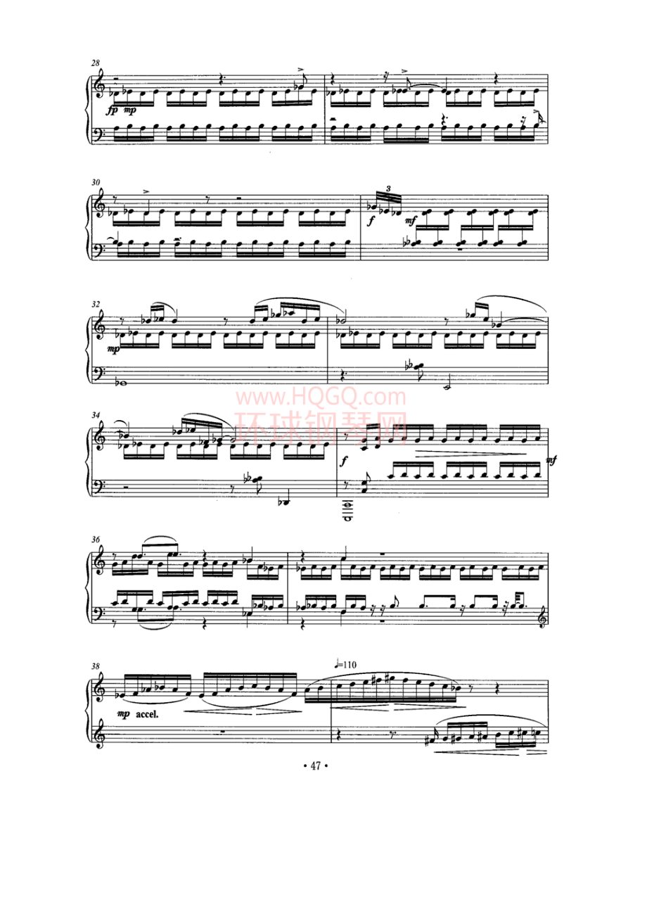 叶（李珺作曲） 钢琴谱.docx_第3页