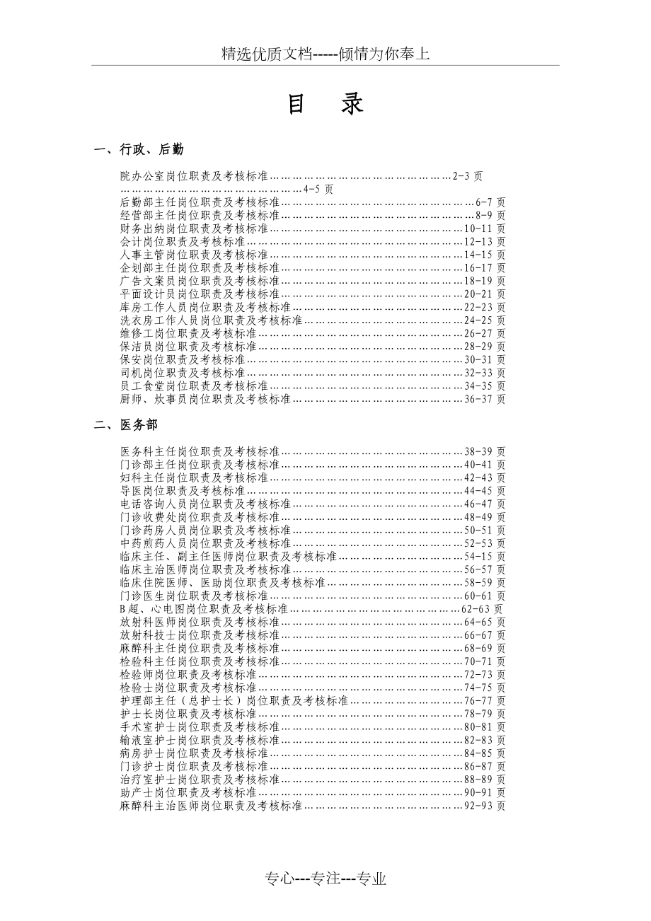 医院岗位职责及考核标准.doc_第2页